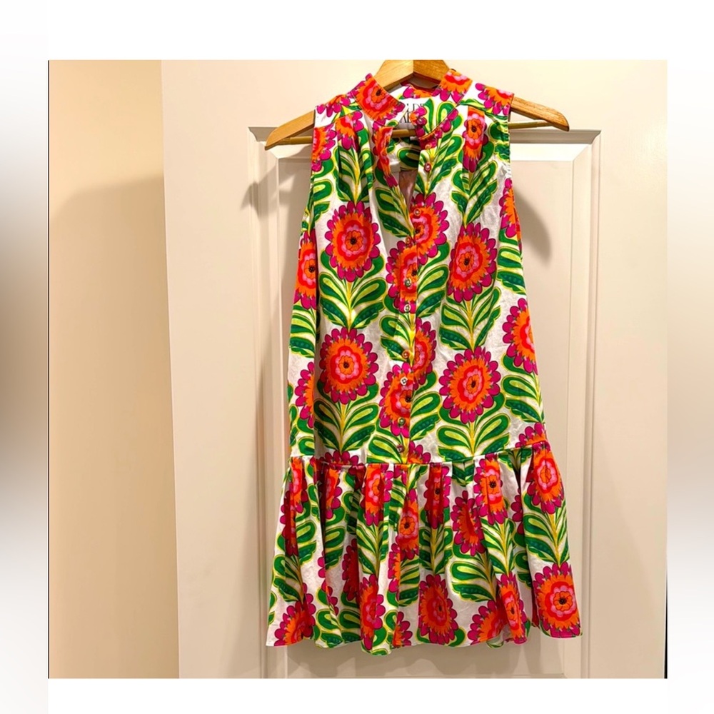 Alden Adair Bella Dress - White Sunflower